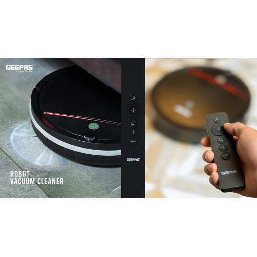 GEEPAS Robot Vacuum Cleaner with Remote Control