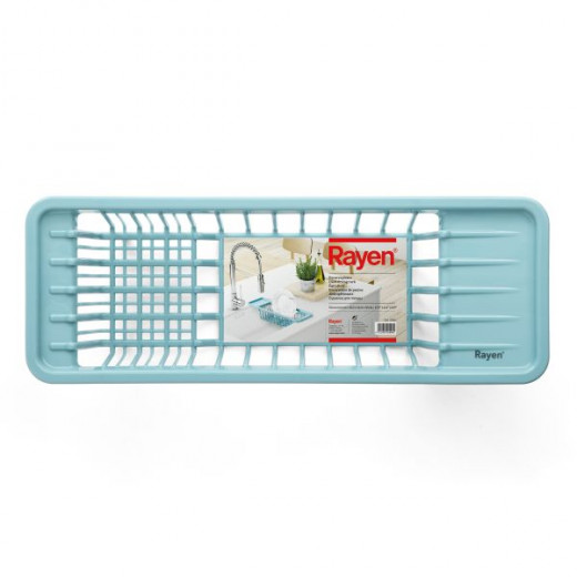 Rayen Dish Drainer, Blue, Size: 45.5 x 16.2 x 10 cm