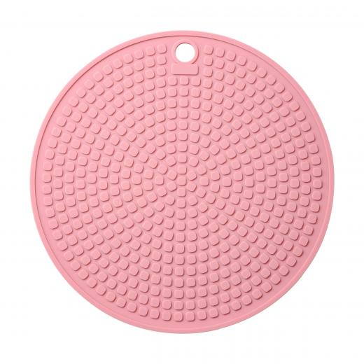 Vague Silicone Round Non-Skid Insulated  Pink