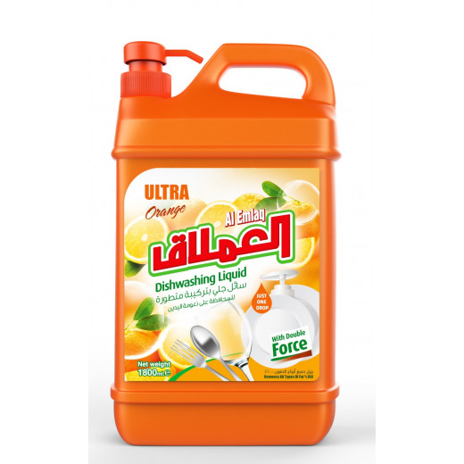 Al Emlaq Dish Washing Orange, 1800ml