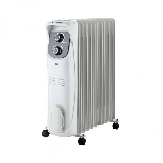 Conti Oil Radiator - 13 Fins - White Color