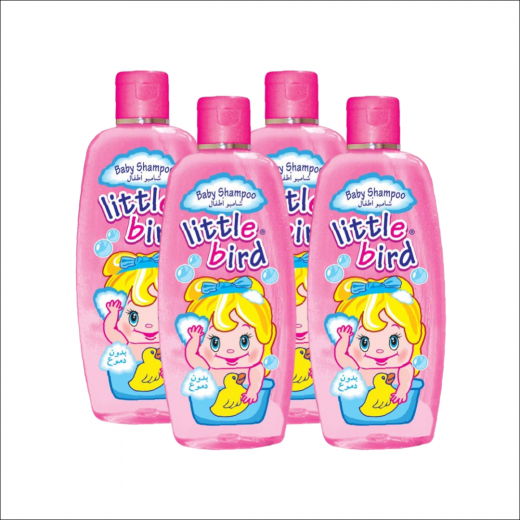 Gersy Little Bird Baby Shampoo for Girls, 385 Ml, 4 Packs