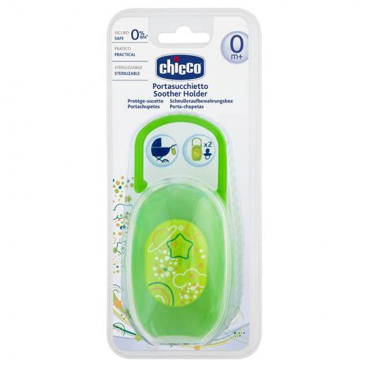 Chicco Soother Holder( 0m+), Green