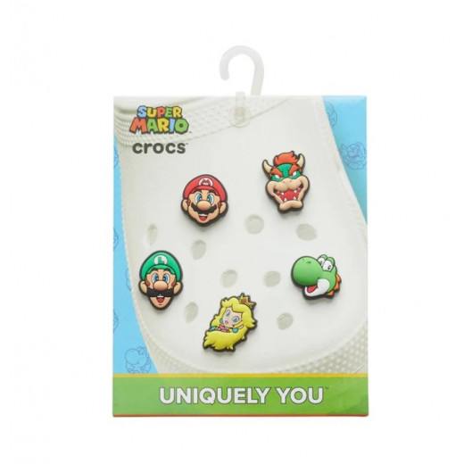 Crocs Jibbitz Symbol Shoe Charms for Crocs Super Mario 5 Pack