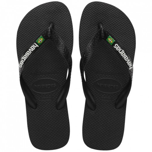 Havaianas Brasil Logo Black 37/38