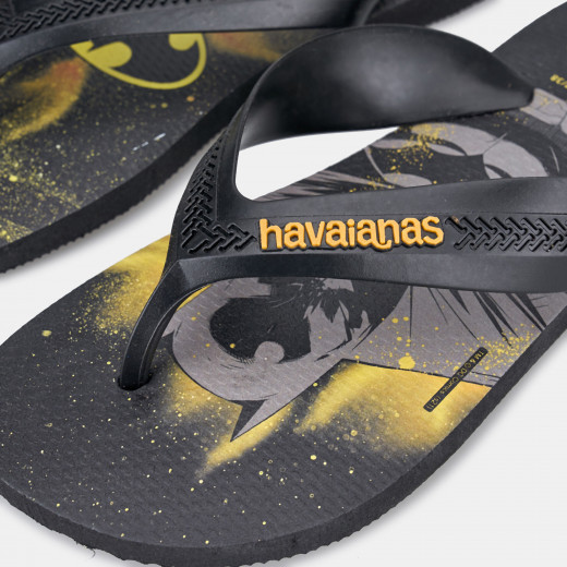 Havaianas Kids Max Herois Black/Citrus 35/36