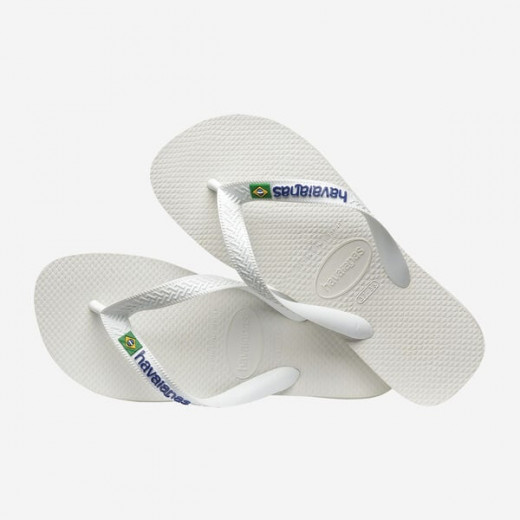 Havaianas Brasil Logo White 41/42