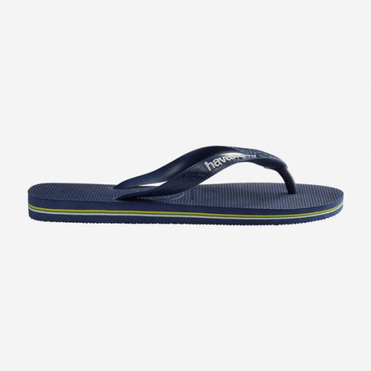 Havaianas Brasil Logo Navy Blue 35/36