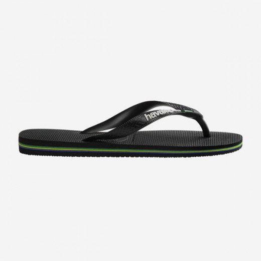 Havaianas Brasil Logo Black 45/46