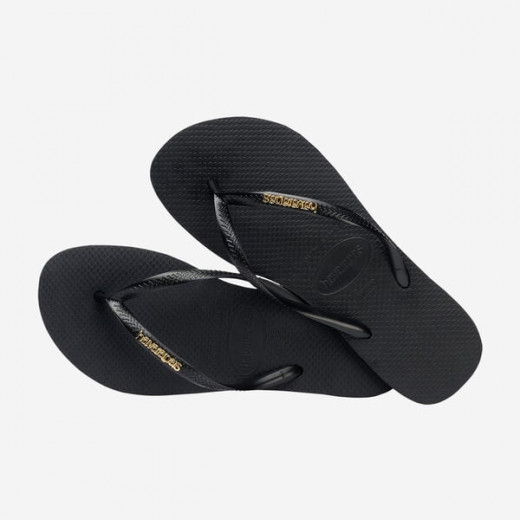 Havaianas Logo Mattalic Black/Gold 41/42