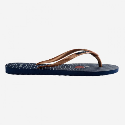 Havaianas Slim Nautical Navy Blue/Rose Gold 39/40