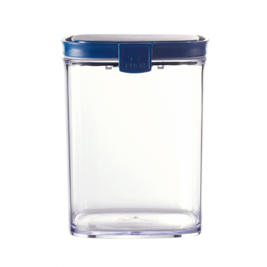 Square Airtight Food Container Jar 1.5 L Blue