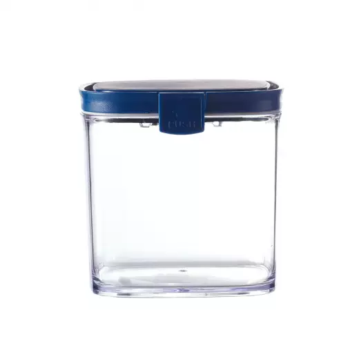 Square Airtight Food Container Jar 1.1 L, Blue