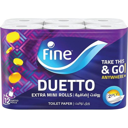 Toilet Tissue Smart duetto 300 Sheets 2 Plies(Bale of 06x6) Dawn