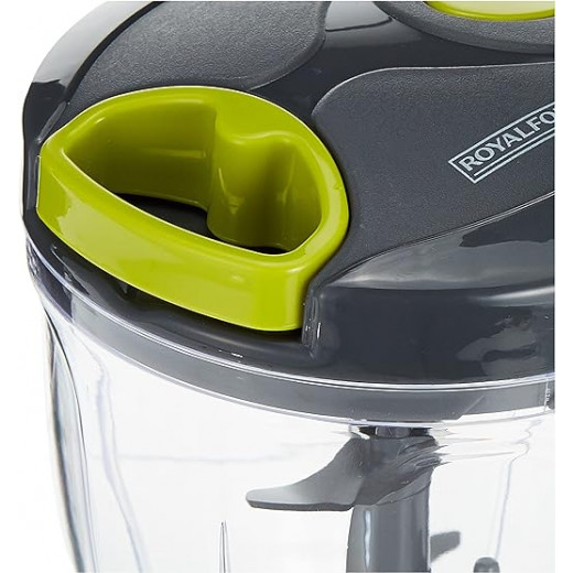 "Royalford Compact Multi-Purpose Pull Chopper | 0.9 L | RF9785 "