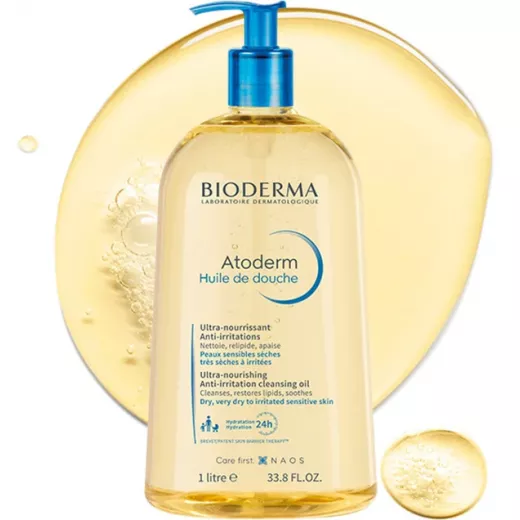 Bioderma - Cleansing Shower Oil - Atoderm Ultra-nourishing Anti-irritation 1L