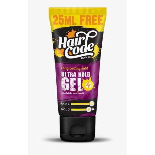 Hair Code GEL Ultra Hold TUBE 185ML(160+25ML FR)