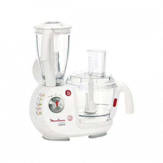 Power: 1000W Bowl Capacity: 3 Litre Blender capacity: 1.5 Litre Speed: 2 pulse Made in France Color: White