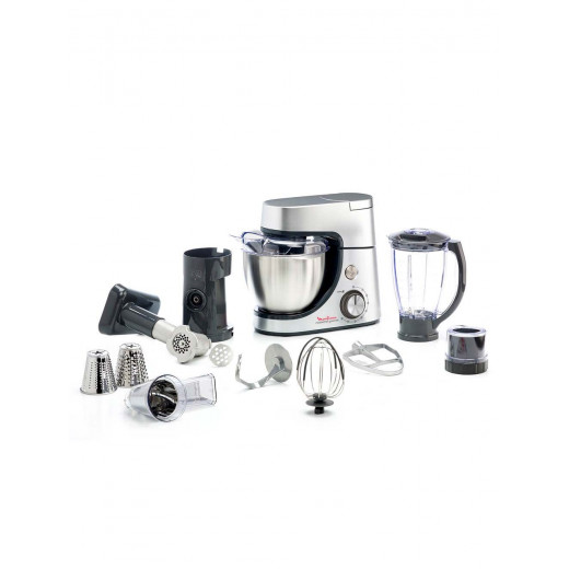 Moulinex Masterchef Gourmet Kitchen Machine Stand Mixer, 1100W,