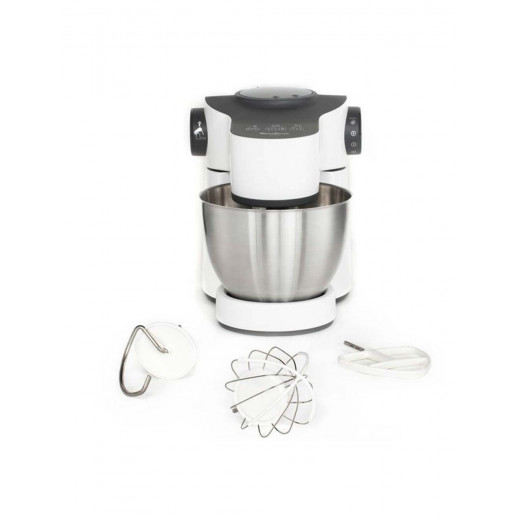 Moulinex Wizzo 4 L Bowl Kitchen Machine with 1 L Blender and Pastry Kit