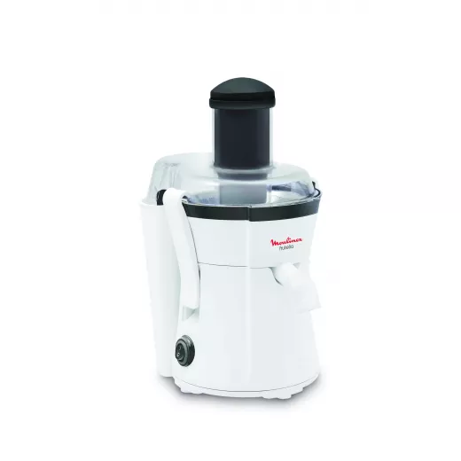 Moulinex JU350B39 Juicer Frutelia Fruit or Vegetable Juice Device 15600 RPM Capacity 0.8L Pulp Extractor Tank 400W White