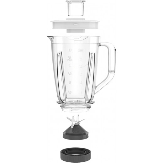 MOULINEX Blender, BlendForce 2-in-1 2L Blender Mixer with 1L Juicer Jar, Powelix Technology, LM42Q127