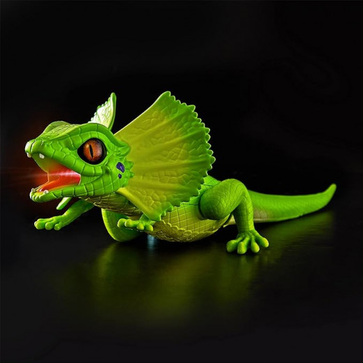 Robo Alive Frilled Neck Lizard Robotic Pet Figure [Green]