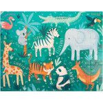 Stephen Joseph, Educational Puzzle with Canister, 48-Piece Animal Puzzle, Animal Kingdom