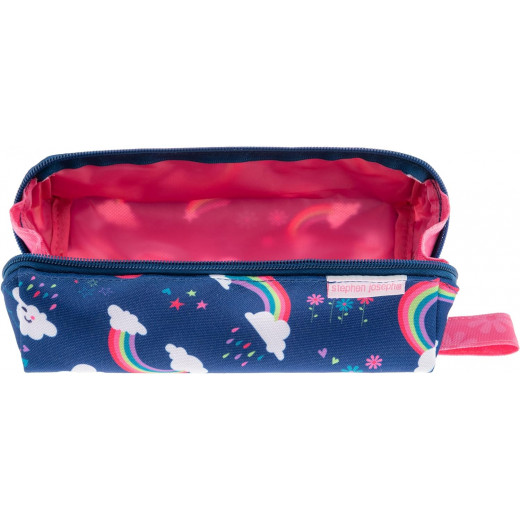 Stephen Joseph All Over Printed Pencil Pouch, Rainbow