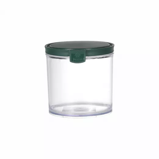 Vague Round Airtight Food Container Jar 930 ml Green