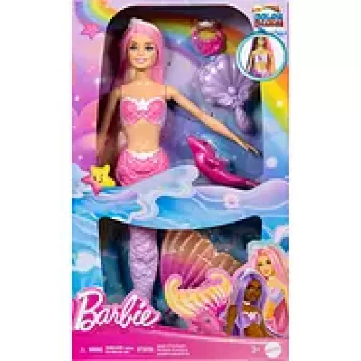 Barbie Malibu Colour Change Mermaid Doll and Accessories