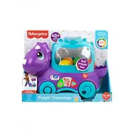 Fisher-Price Poppin' Triceratops Learning Activity Toy