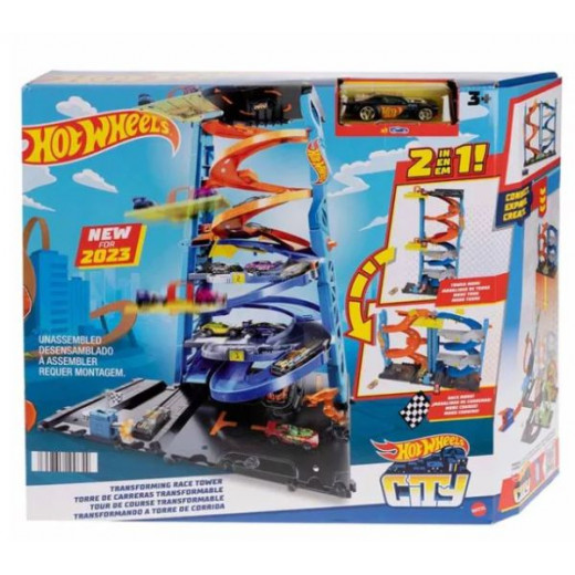 Hot Wheels City Transforming Race Tower