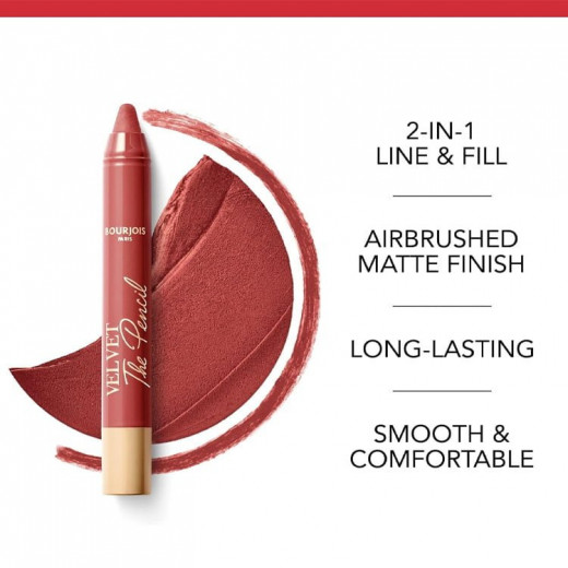 Bourjois Velvet Lip Pencil 01- Nudiful