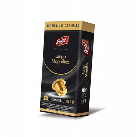 Lungo Magnifico instant aluminum coffee capsules, 10 capsules, 50g, European Union