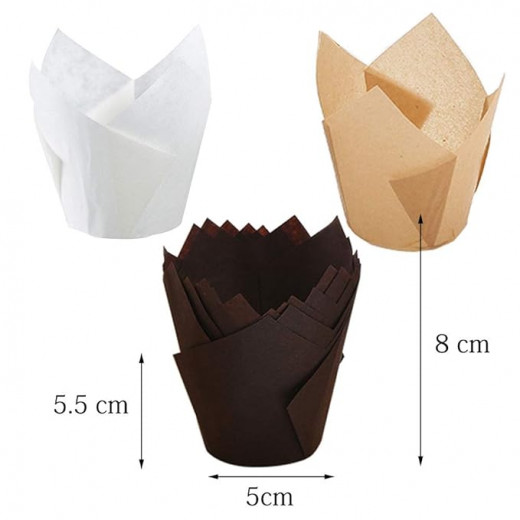 Tulip Cupcake Liners Greaseproof Standard Siz