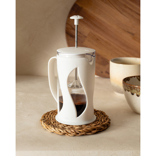 Madame Coco Berthe French Press, Soft Ecru, 500 ml