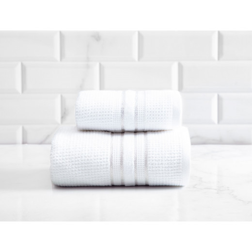 Madame Coco Jolie Face Towel, White, Luxury Collection