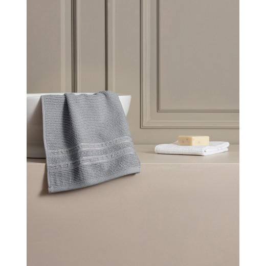 Madame Coco Alice Hand Towel, Gray, Luxury Collection