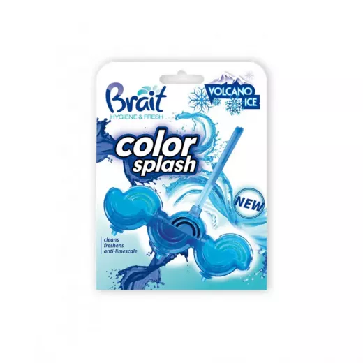 Brait Toilet Cube 2 Phase Color Splash For Toilet Volcano Ice 45g