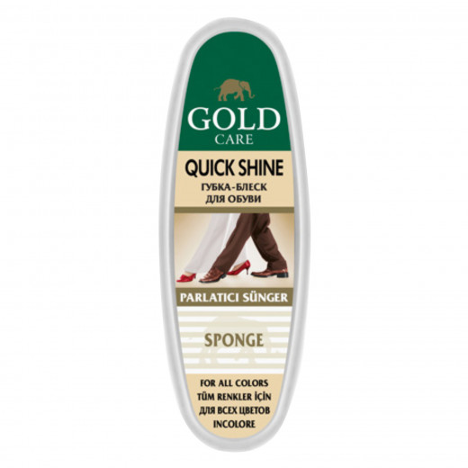 Goldcare Quick Sponge Shine Shoes Clear All Colors