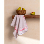 Madame Coco Belle Printed Kıtchen Towel Pink