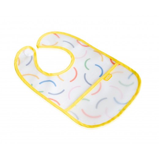 BabyJem Double Sided Resistant Bib SmileyFace Yellow