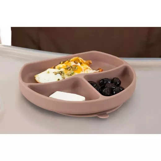 BabyJem Silicone Feeding Set, Latte