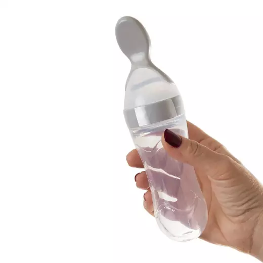 BabyJem Squeezing Bottle, Grey