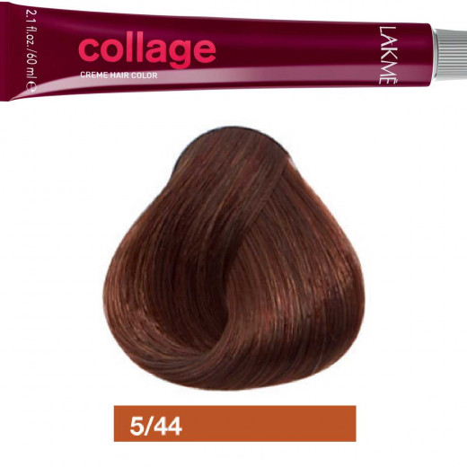 Lakme Collage Intense Copper Light Brown Cream Hair Color 5/44