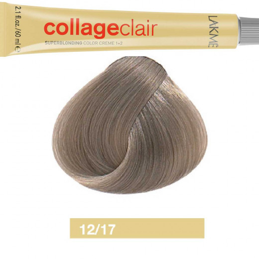 Lakme Collage Clair Super Blonding Blue Ash Blonde Cream Hair Color 12/17