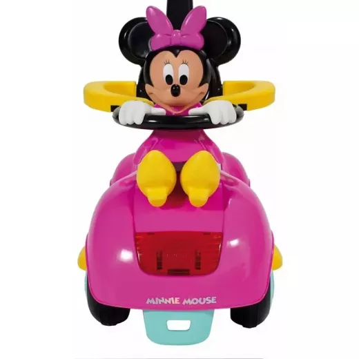 Push Car With Hand, Minnie Mouse, Pink