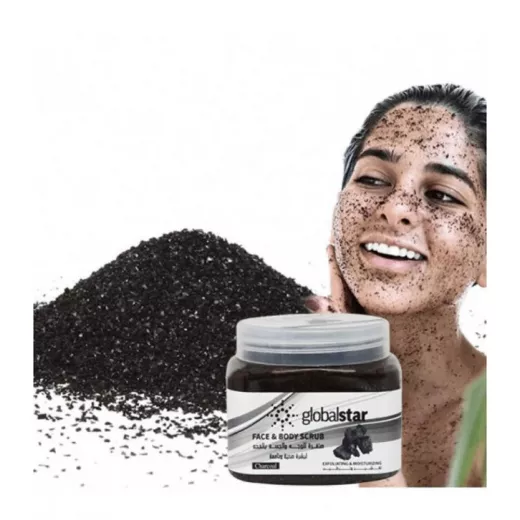 Global Star Charcoal Face & Body Scrub 500ml