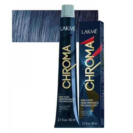 Lakme Chroma Cream Hair Color 0/70 Blue